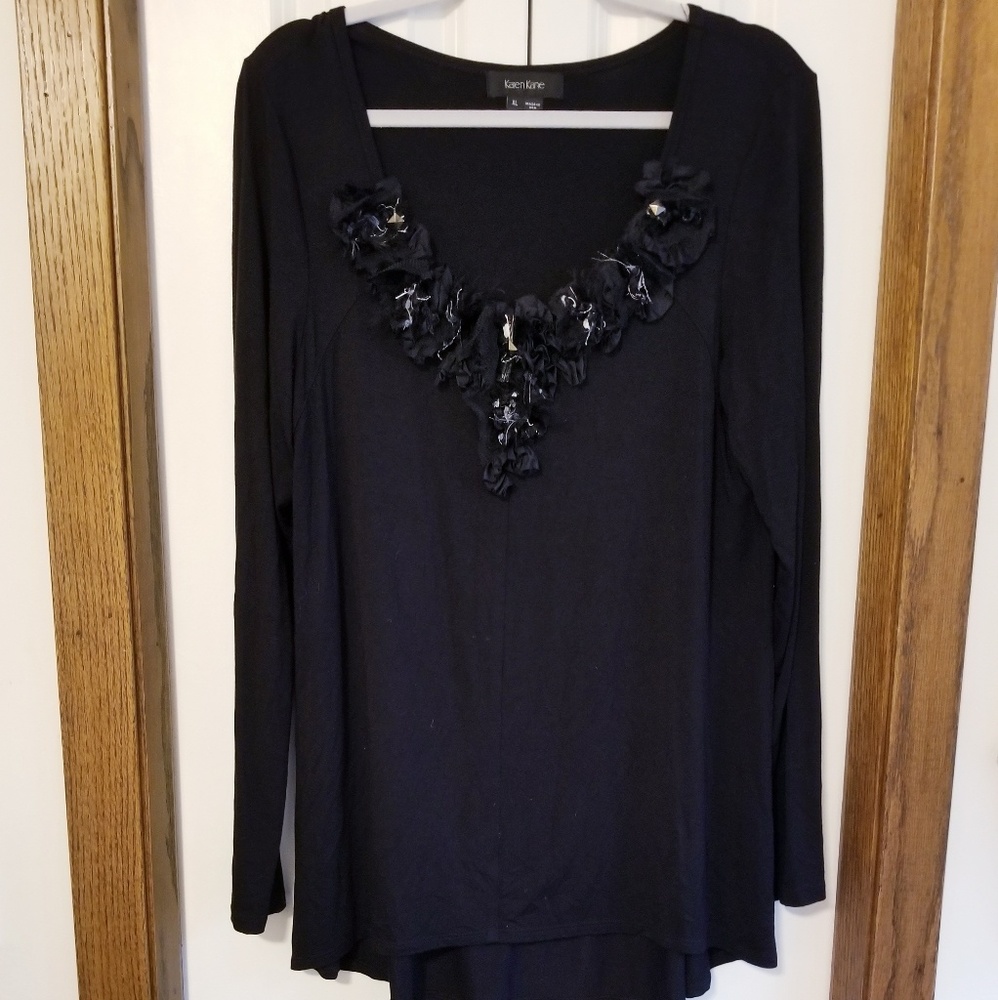 Karen Kane black tunic size XL